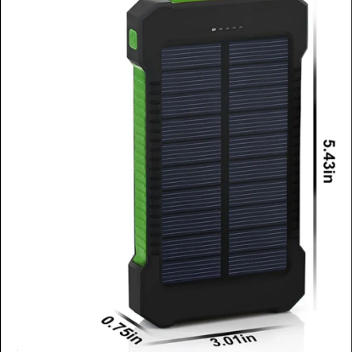 GENERICO - Cargador Portátil Solar Power Bank Gran Capacidad