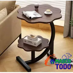 MASCO TODO - Mesa Flor Living Lateral, Mesa Auxiliar Centro 2 Niveles