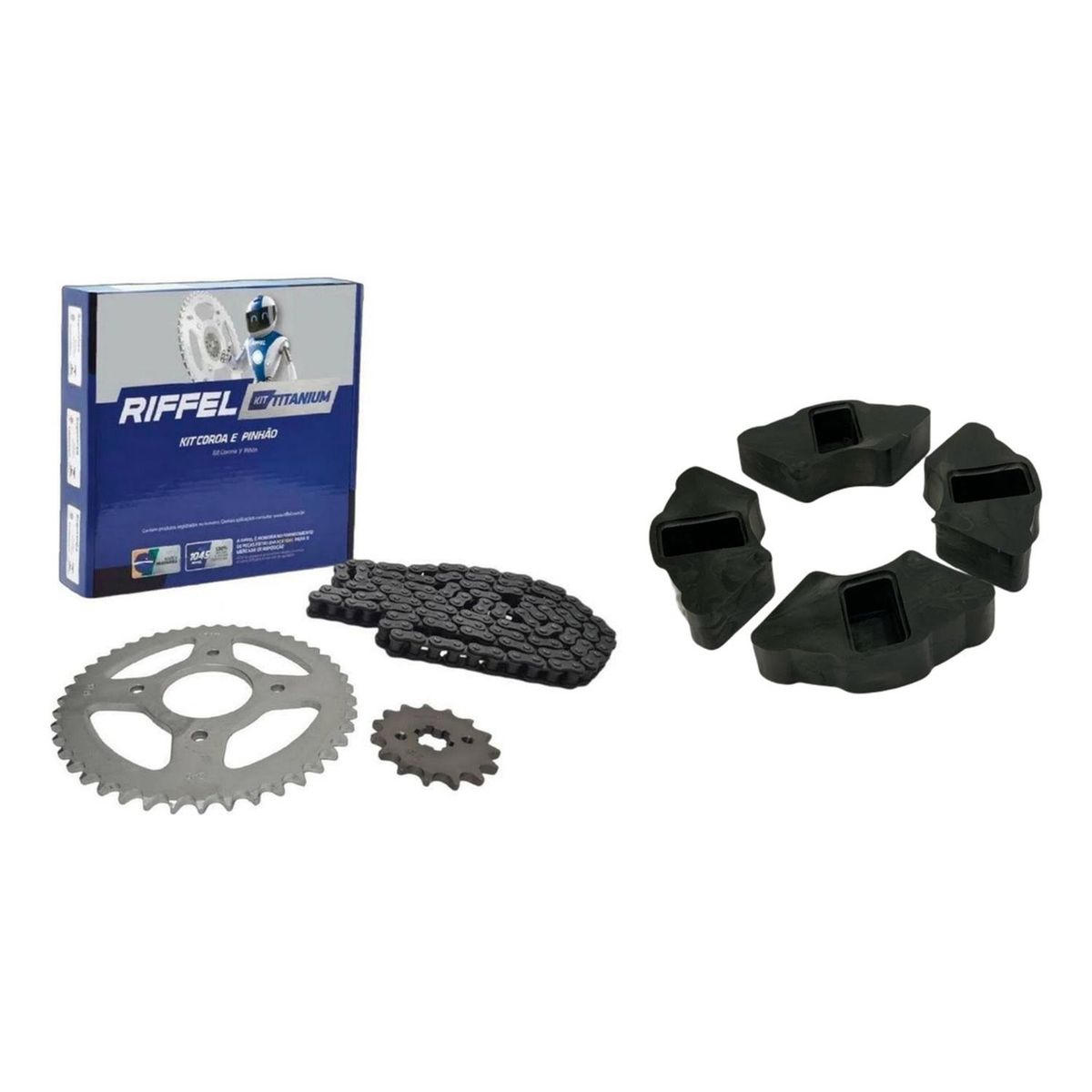 GENERICO - Kit De Transmision Moto Honda Cbx 250 + Damper Japonés