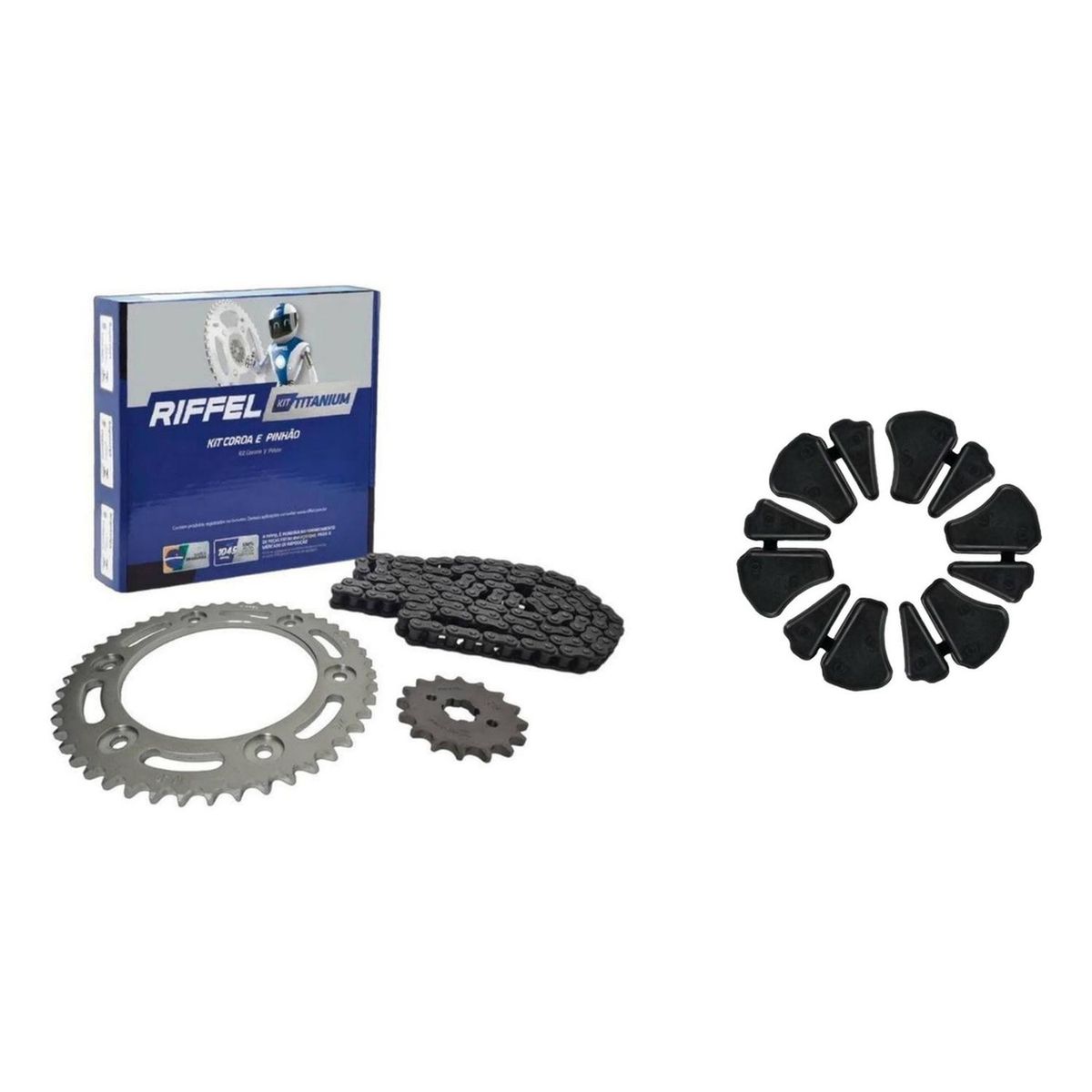 GENERICO - Kit De Transmision Pulsar Ns 200 / Rs 200 + Damper Original