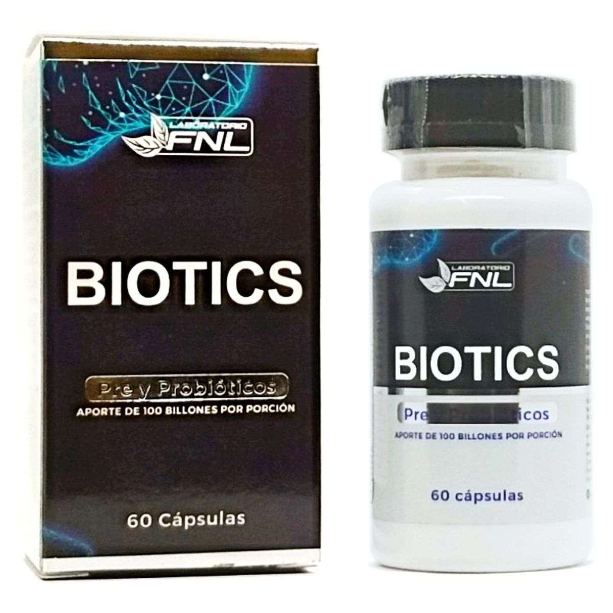 FNL - Biotics Pre Y Probióticos 14 Cepas 100 Billones 60caps - Fnl