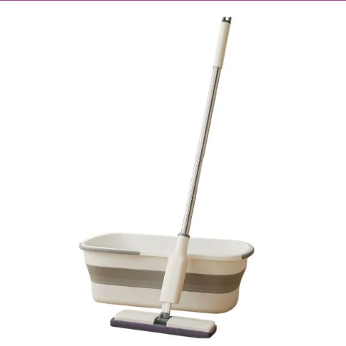 GENERICO - Mopa De Esponja Trapeador Con Cubeta Plegable