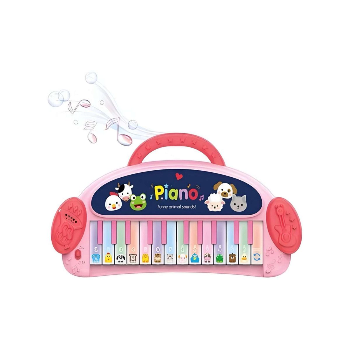 GENERICO - Mini piano con teclado instrumento musical multifunción