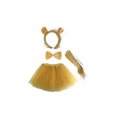 GENERICO - DISFRAZ DE ANIMALES CON TUTU JUVENIL 40CM LARGO LEON