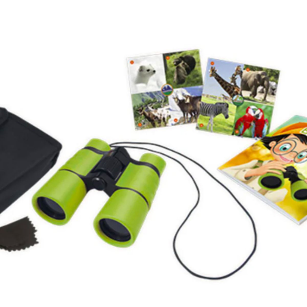 TOTTO - Binoculares Eureka Juguete Para Niños Verde