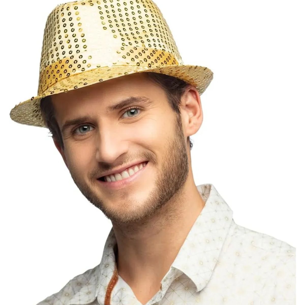 GENERICO - Gorro Sombrero Lentejuelas Sombrero Fiestas Cosplay Disfraz