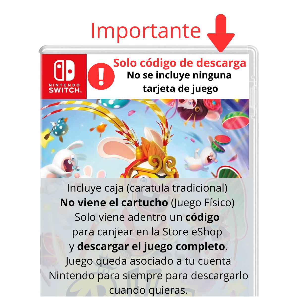 NINTENDO - Rabbids Party of Legends Código Nintendo Switch