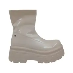 HERIEL - Botín Beige Plataforma Mujer