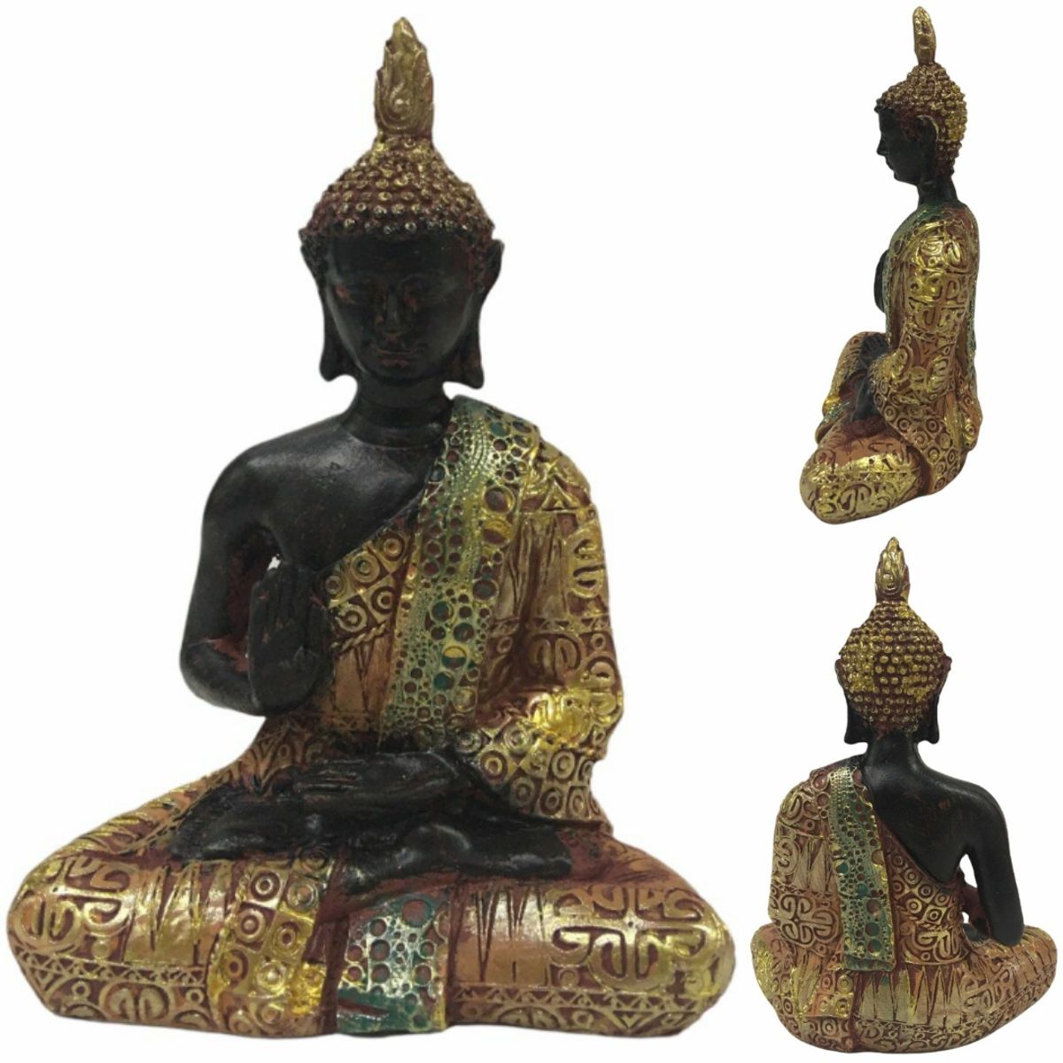 GENERICO - Figura Estatua Buda En Estado De Meditación
