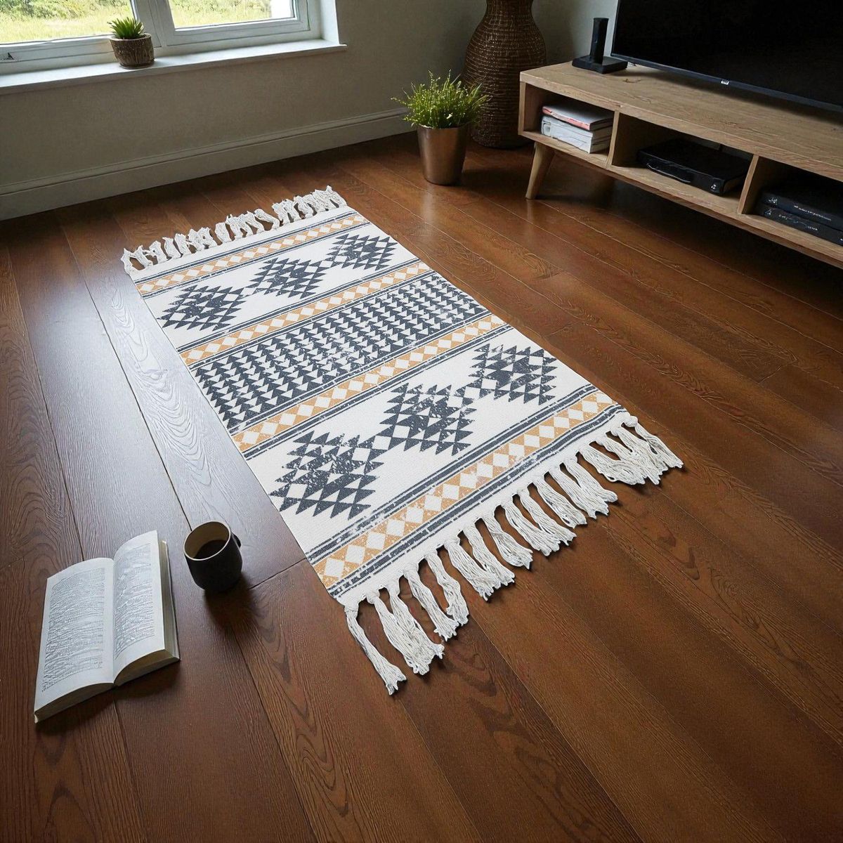 GENERICO - Alfombras Decorativas Para Pasillos Modelo Killim Elegantes