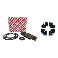 GENERICO - Kit Transmision Moto Honda Xblade 160 + Damper Japonés