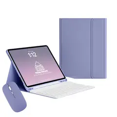 TECNOPALACE - Fundas Con Teclado B y Mouse Para iPad Air 11 M2-M3 / Air 4-5 - letra Ñ