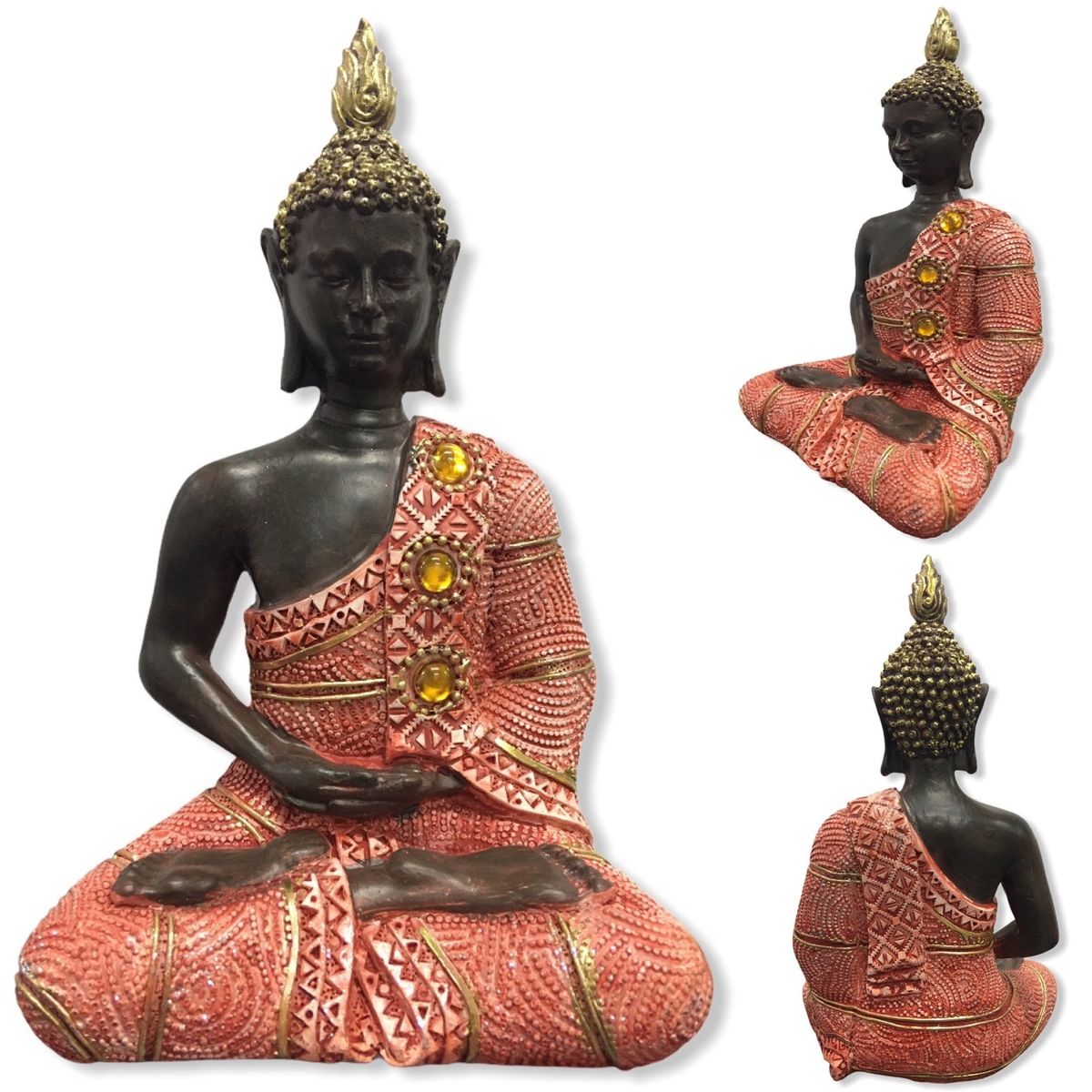 GENERICO - Figura Estatua Buda En Estado De Meditación