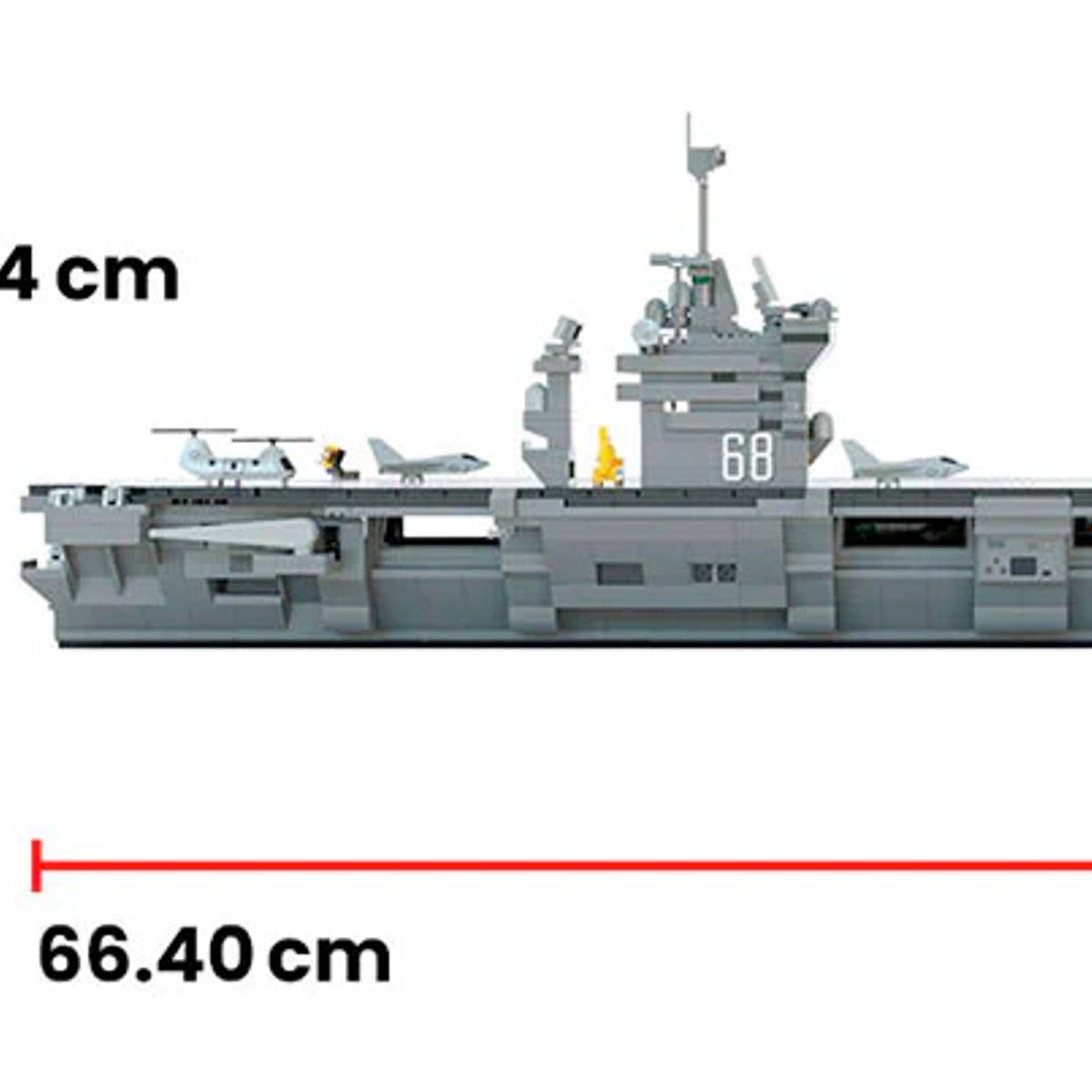 GENERICO - Tente Original Portaviones Uss Nimitz edición Standard