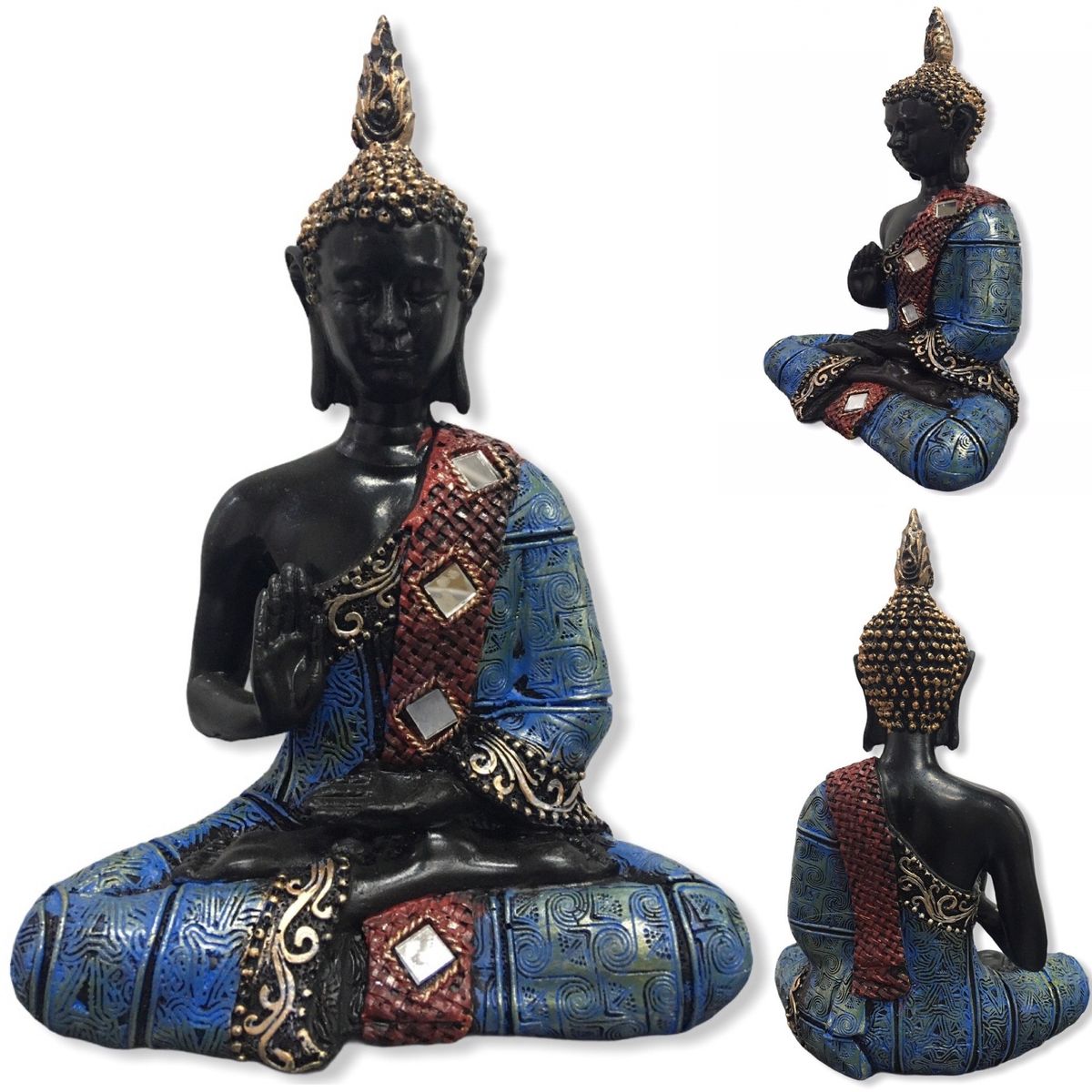 GENERICO - Figura Estatua Buda En Estado De Meditación