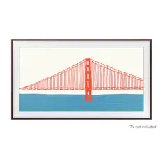 SAMSUNG - Marco Magnético TV The Frame 50" Madera Oscura