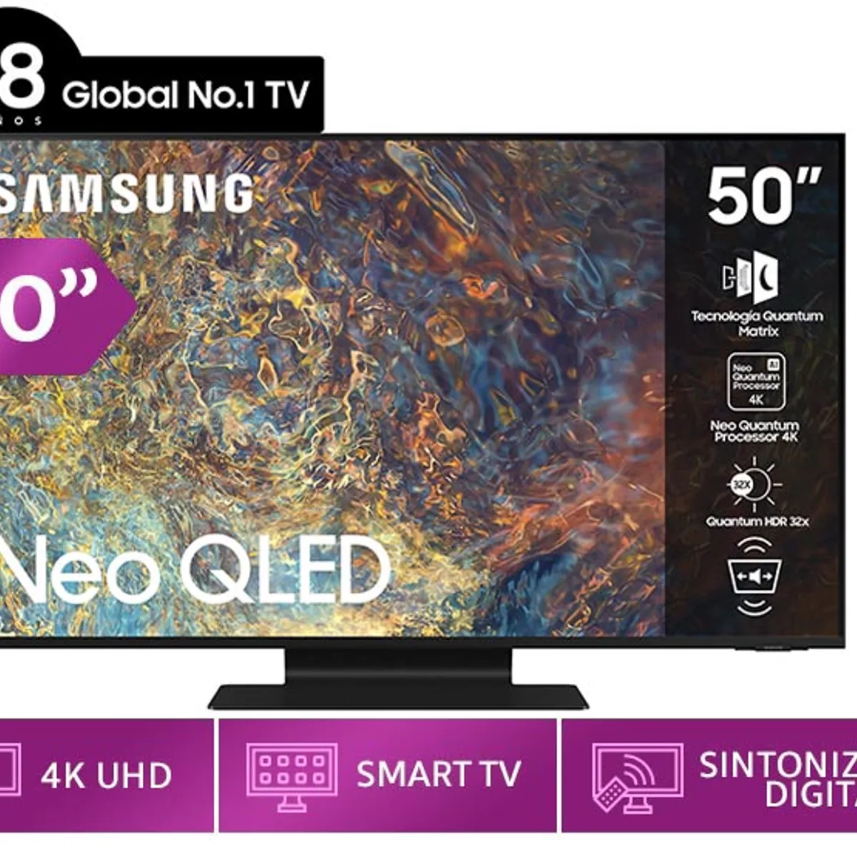SAMSUNG - Smart TV Samsung Neo QLED 50" QN90D Series