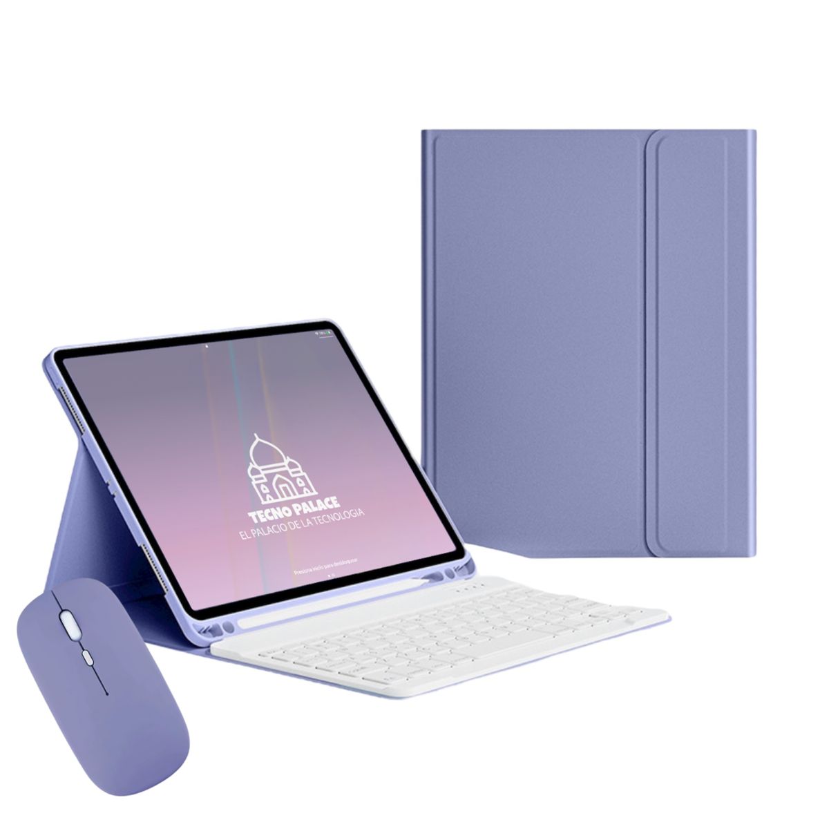 TECNOPALACE - Fundas Con Teclado B y Mouse Para Galaxy Tab S10Fe Plus 13.1 " - letra Ñ