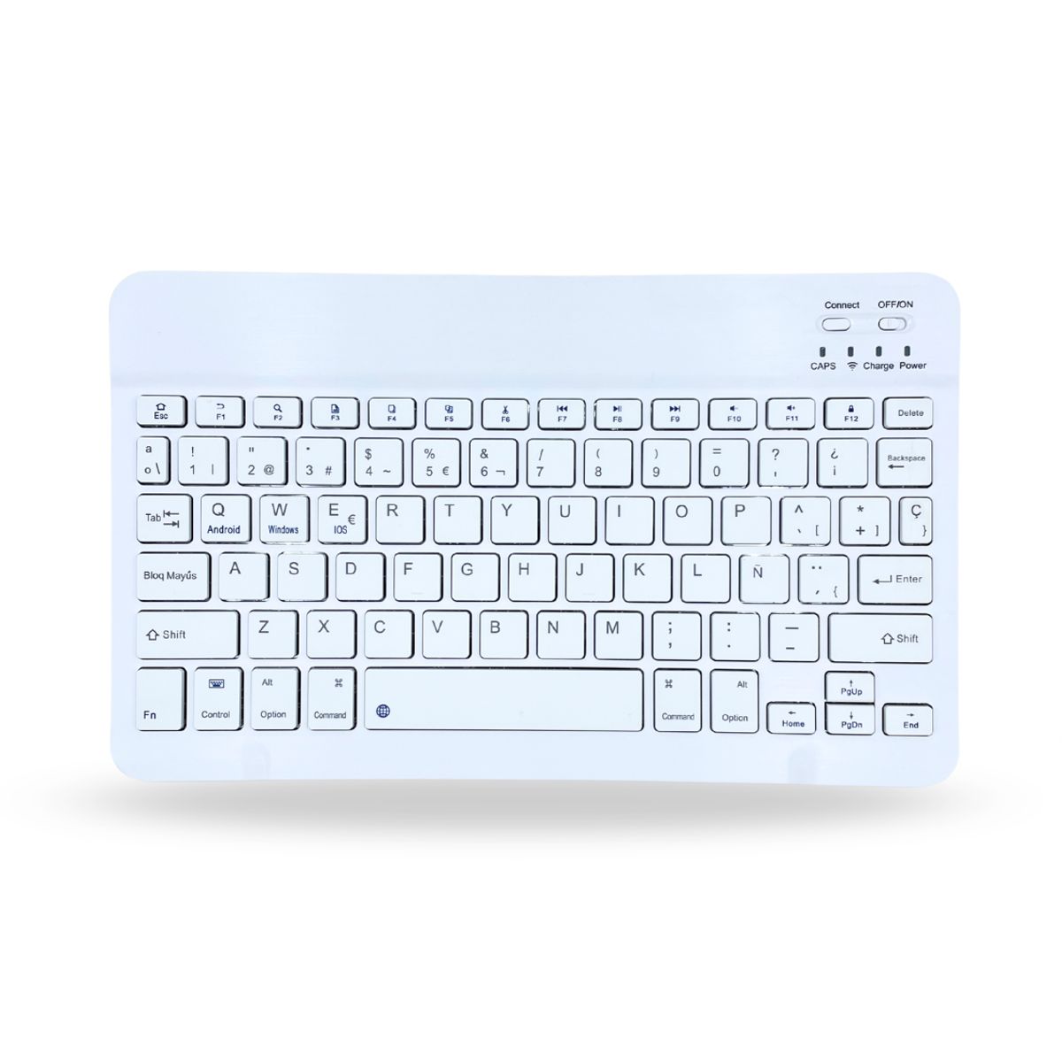 TECNOPALACE - Fundas Con Teclado B y Mouse Premium Para Redmi Pad SE 11 " - letra Ñ