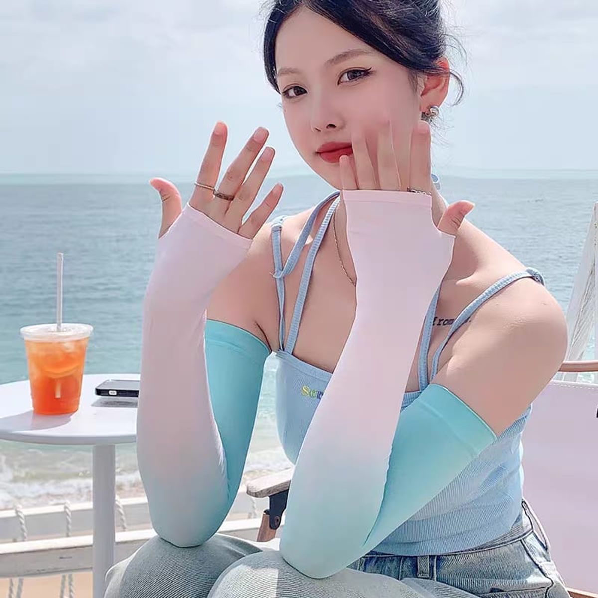 OMAS - Manga Protección Filtro UV UPF 50+ Degrade