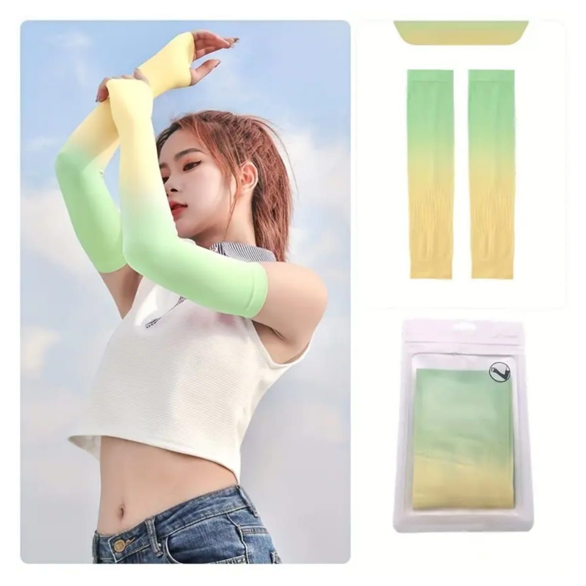 OMAS - Manga Protección Filtro UV UPF 50+ Degrade