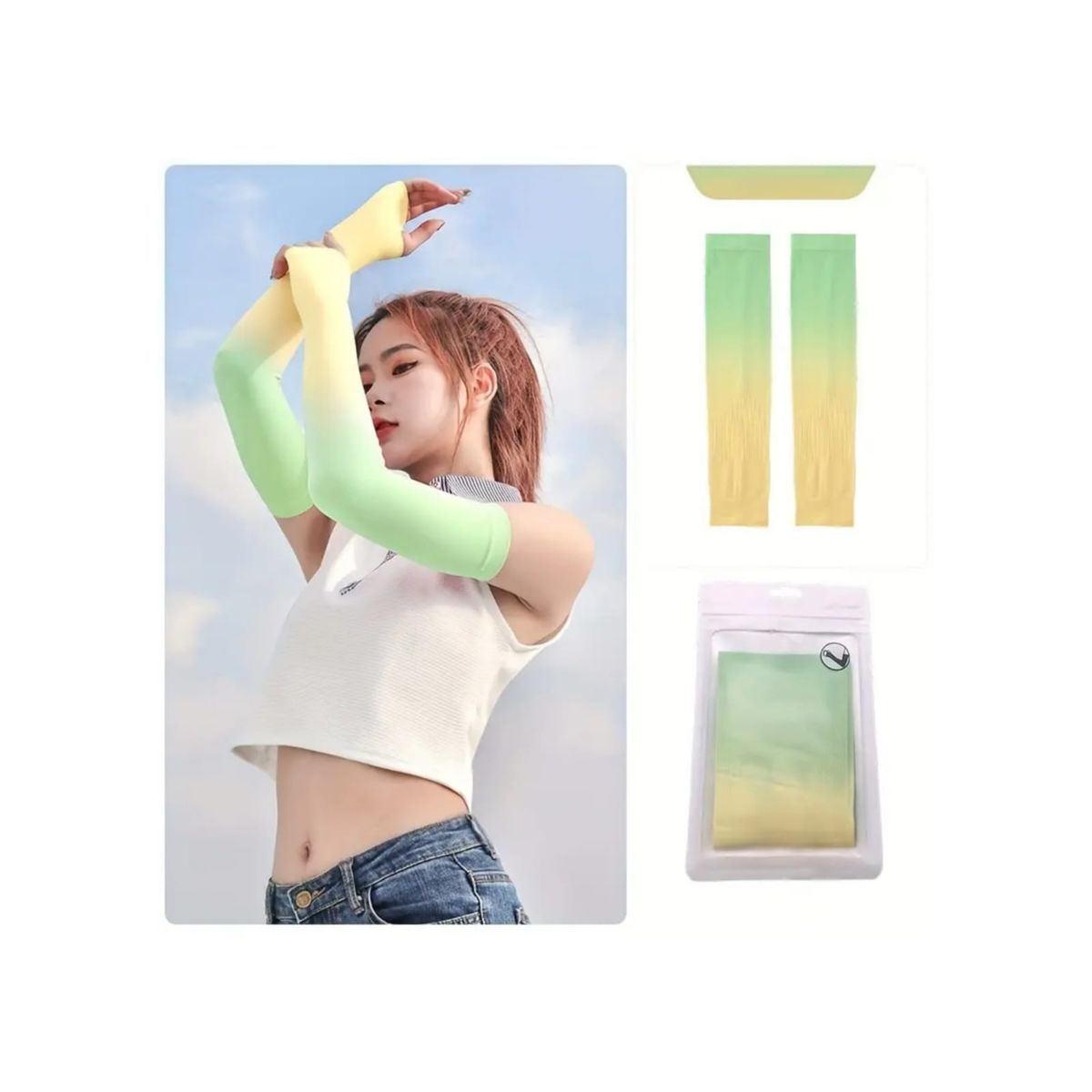 OMAS - Manga Protección Filtro UV UPF 50+ Degrade