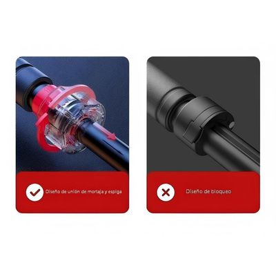 Imagen 2 del producto Barra de Dominadas para Puerta SIN Taladros 65CM-100CM, Soporta 1000kg