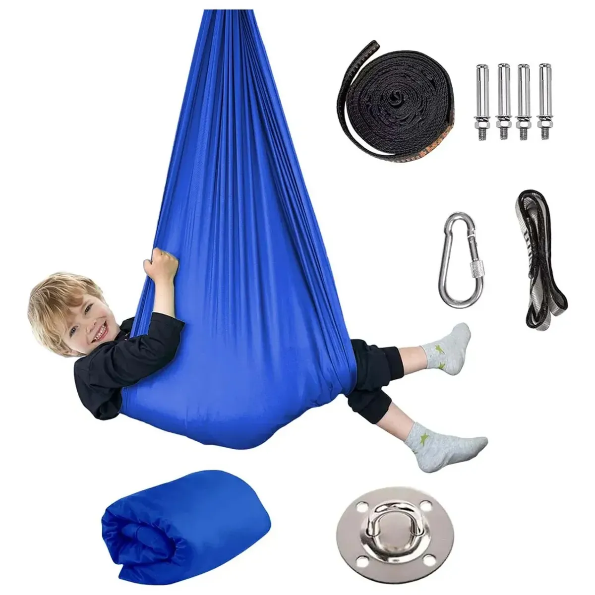 KUANGYE - Columpio Elástico Sensorial Para Niños Interiores Exteriores