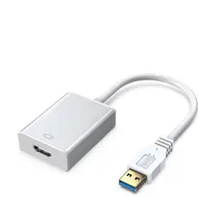 KUANGYE - Adaptador Video Usb 3.0 A Hdmi Full Hd 1080p Para Pc Tv Hdtv
