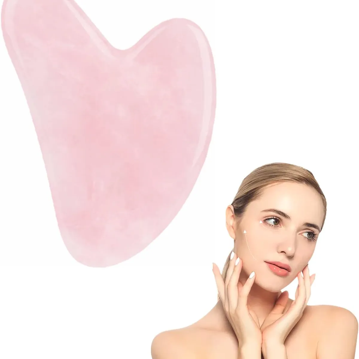 KUANGYE - Gua Sha Facial Cuarzo Rosa