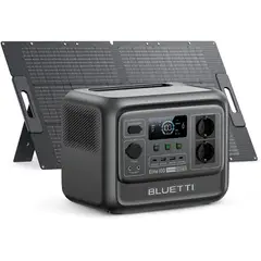 BLUETTI - Generador solar 1800w 1024 Wh con panel solar de 100 W, estación de energía portátil para acampar, emergencias y como fuente de energ