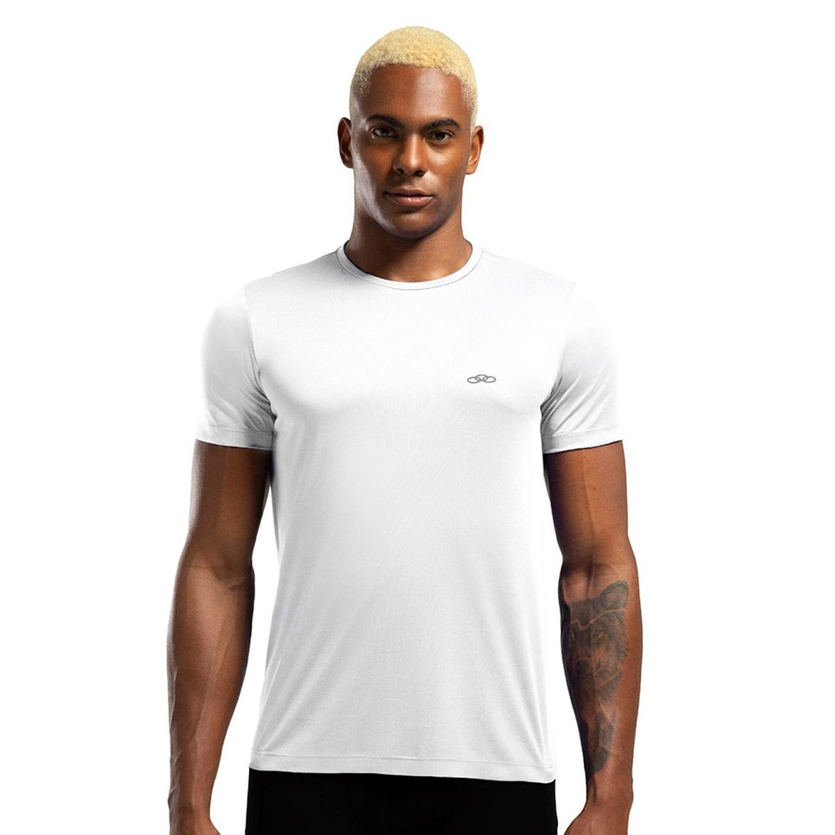 OLYMPIKUS - POLERA ESSENTIAL MANGA CORTA BLANCA HOMBRE