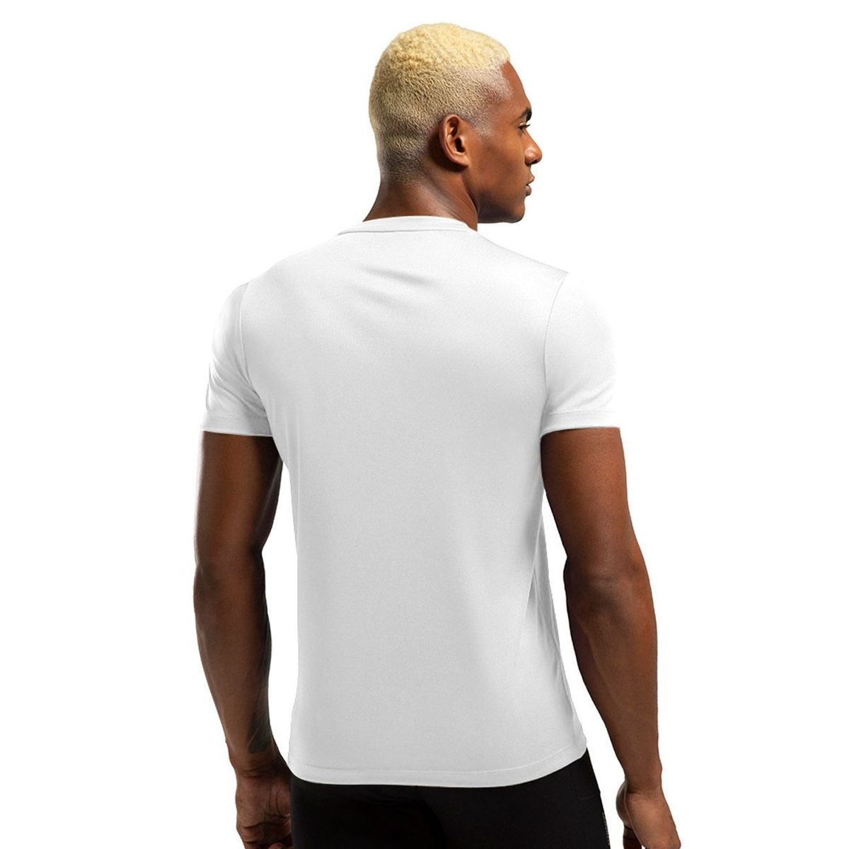 OLYMPIKUS - POLERA ESSENTIAL MANGA CORTA BLANCA HOMBRE