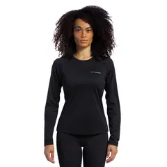OLYMPIKUS - POLERA RUNNER 2.0 MANGA LANGA NEGRA MUJER