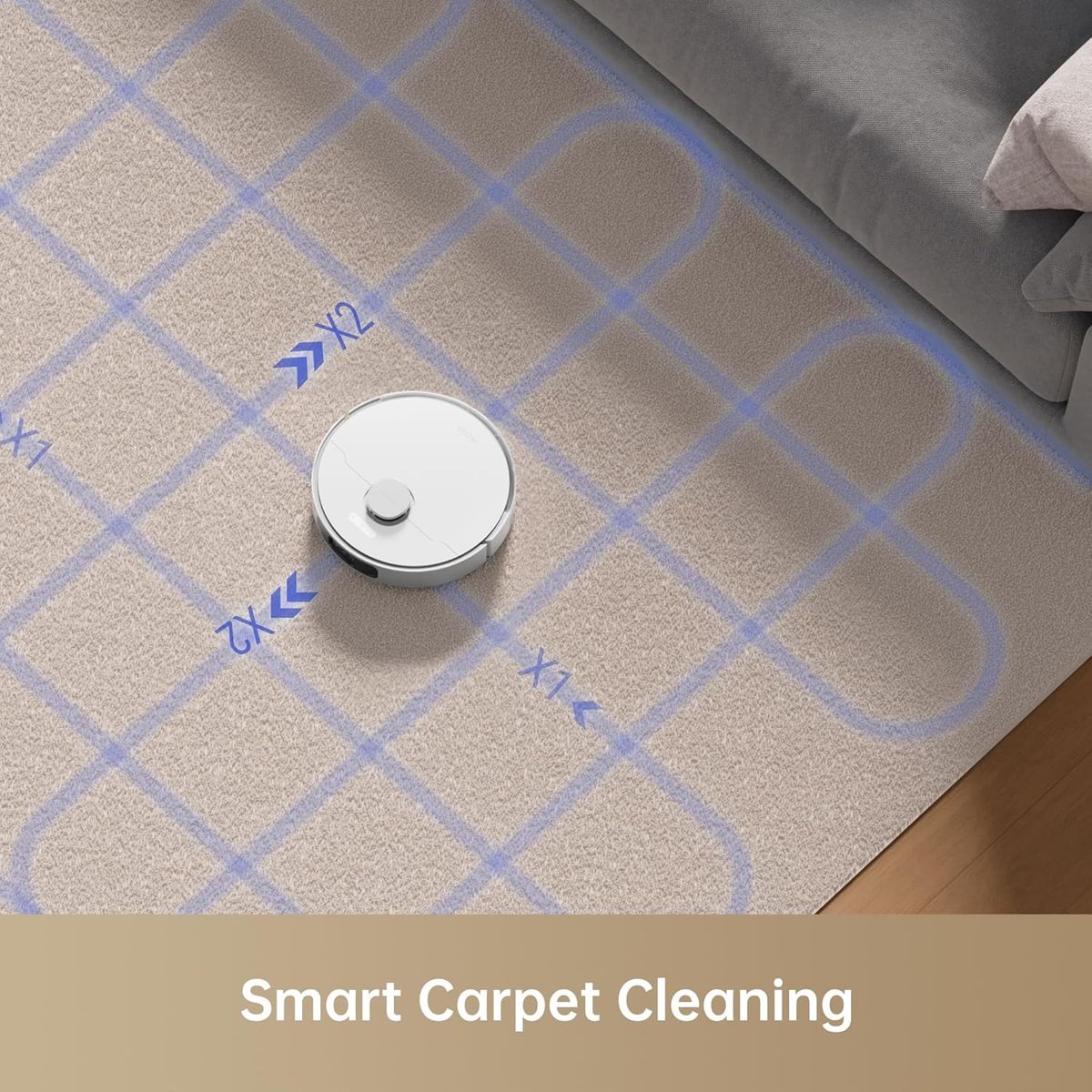 MOVA - Dreame Mova S10 Plus Robot Aspiradora,succión de 7000 Pa,fregona VibroTurbo