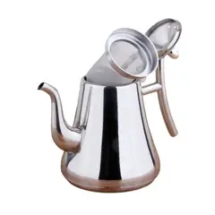 BAZUCA - Tetera Infusor Té Acero Inoxidable 1 litro Con Filtro Te Infusiones