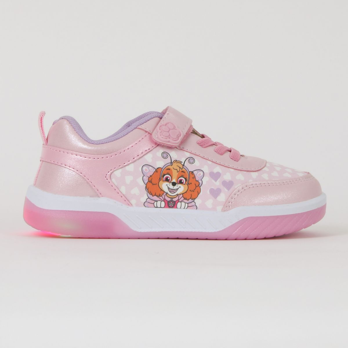PAW PATROL - Zapatillas con luces Niña Rosa Skye Paw Patrol