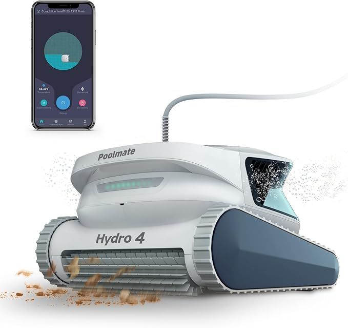 POOLMATE Hydro 4 – Robot de piscina, aspiradora de piscina para piscinas enterradas y subterráneas