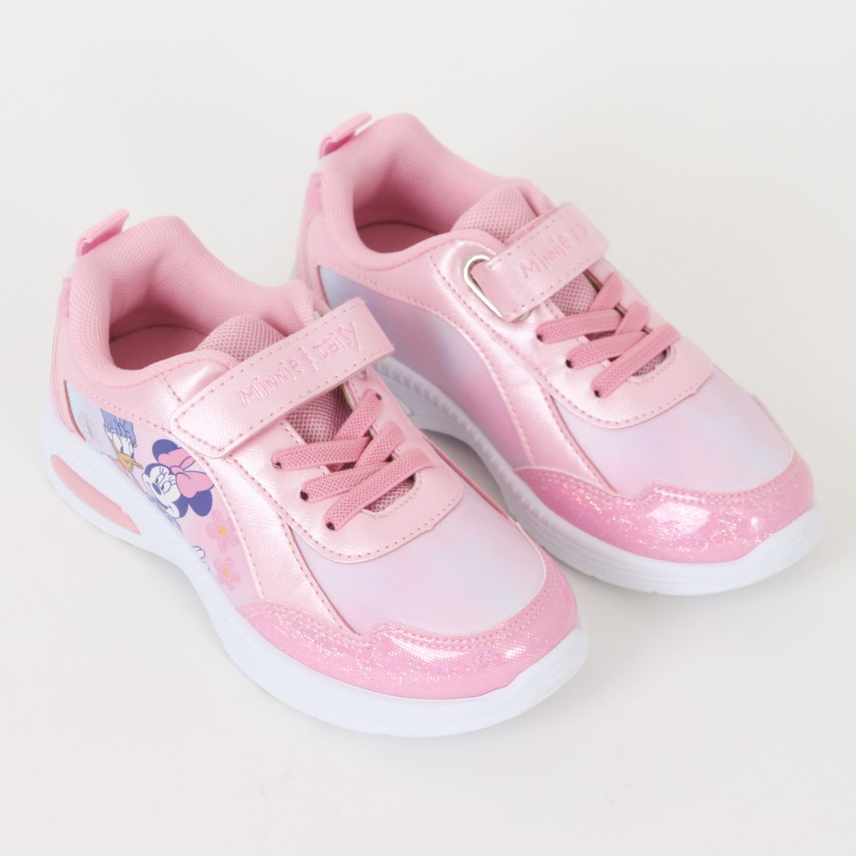 DISNEY - Zapatillas con luces Niña Rosa Daisy Minnie Disney