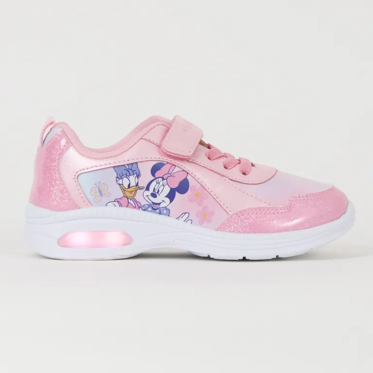 Zapatillas con luces Niña Rosa Daisy Minnie