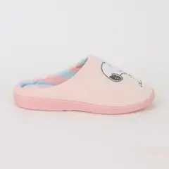 SNOOPY - Pantufla Mujer Rosado Helado