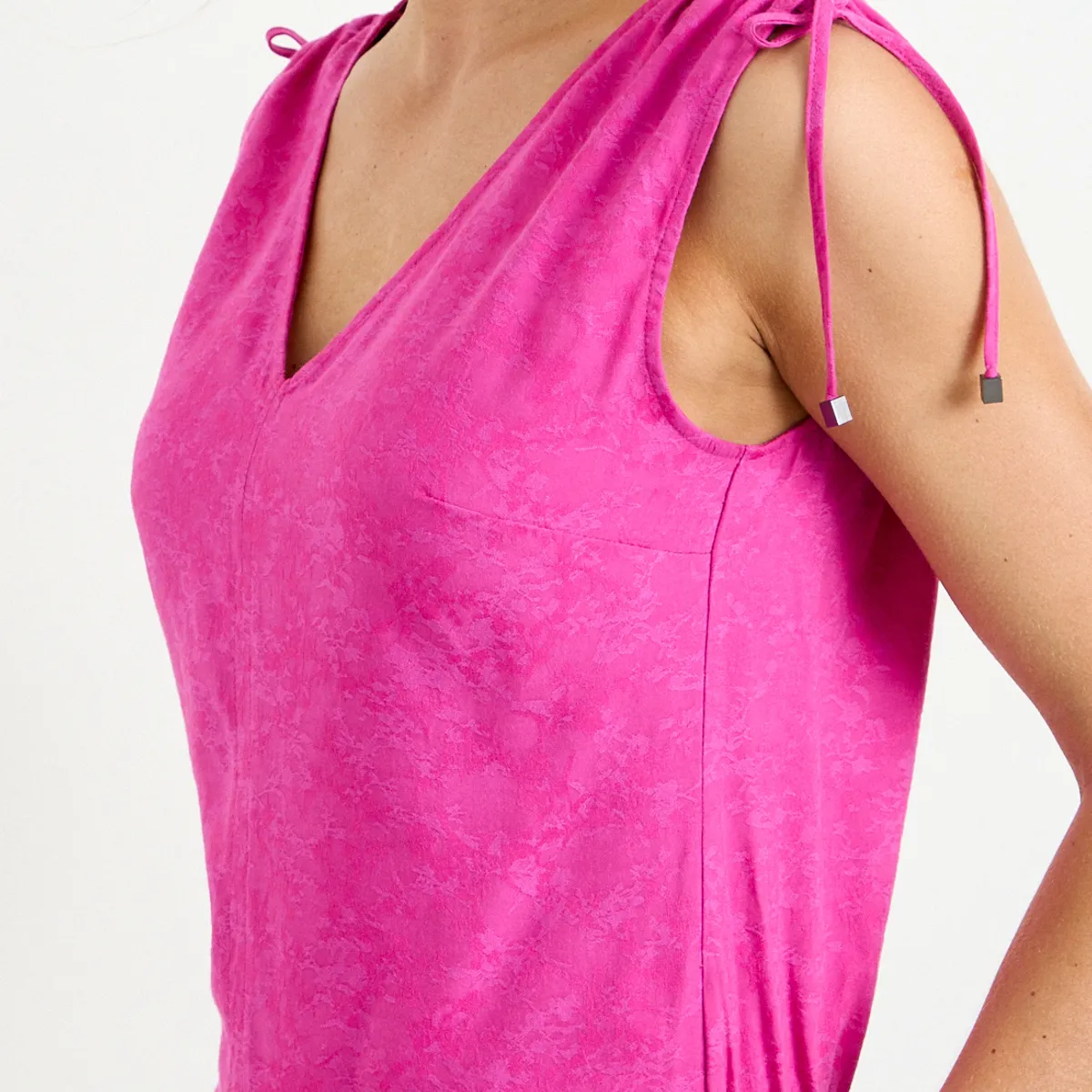 IO - Blusa Lisa Mujer Fucsia Io