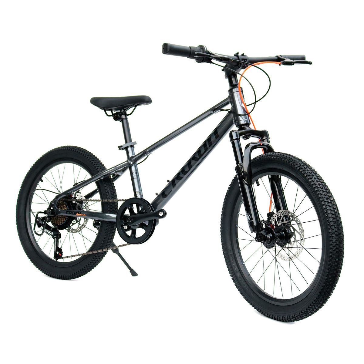 ROYAL BABY - Bicicleta Royal Baby Crown MTB JR 7V 20" Aluminio Gris