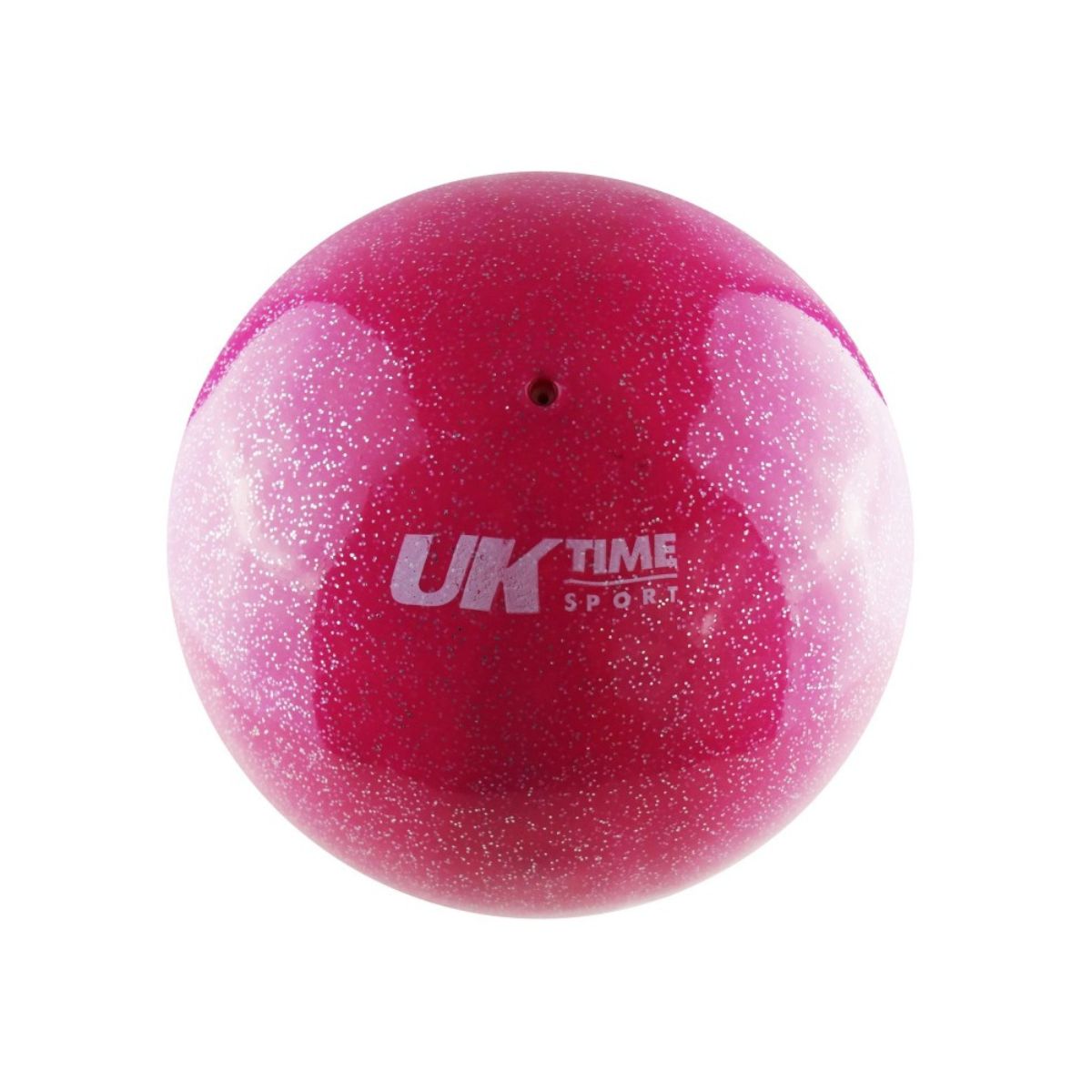 UK TIME - Balón De Gimnasia Rítmica Rosa Glitter Liso N6