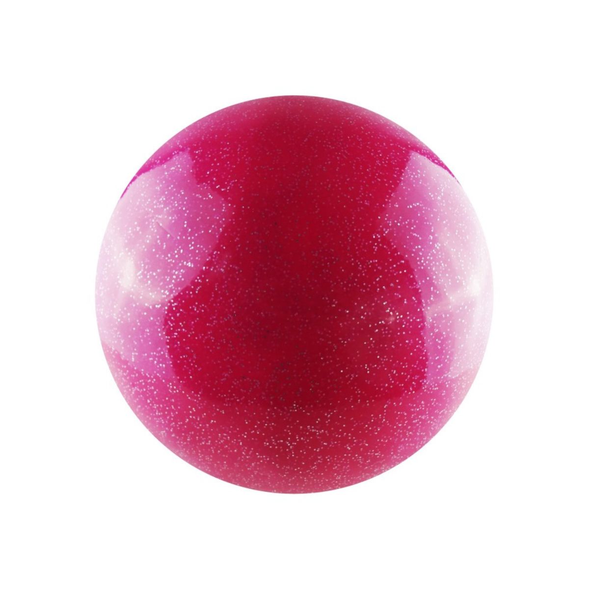 UK TIME - Balón De Gimnasia Rítmica Rosa Glitter Liso N6