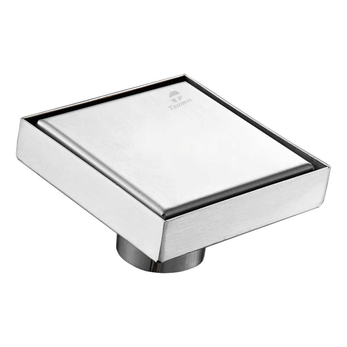 TAUMM - Desague Al Piso Invisible 10x10 Cm Acero Inoxidable Rejilla