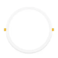 DEMASLED - Panel LED Redondo Blanco de 17cm 12W 900lm Cálido de empotrar
