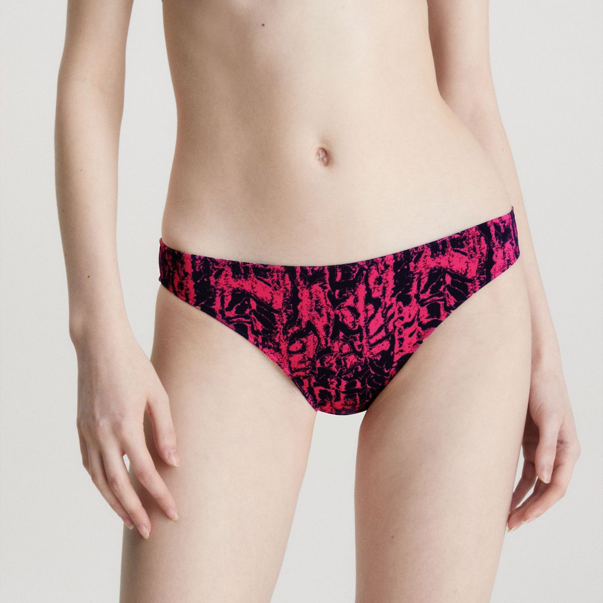 CALVIN KLEIN - Calzón Bikini CK Monogram Fucsia Calvin Klein