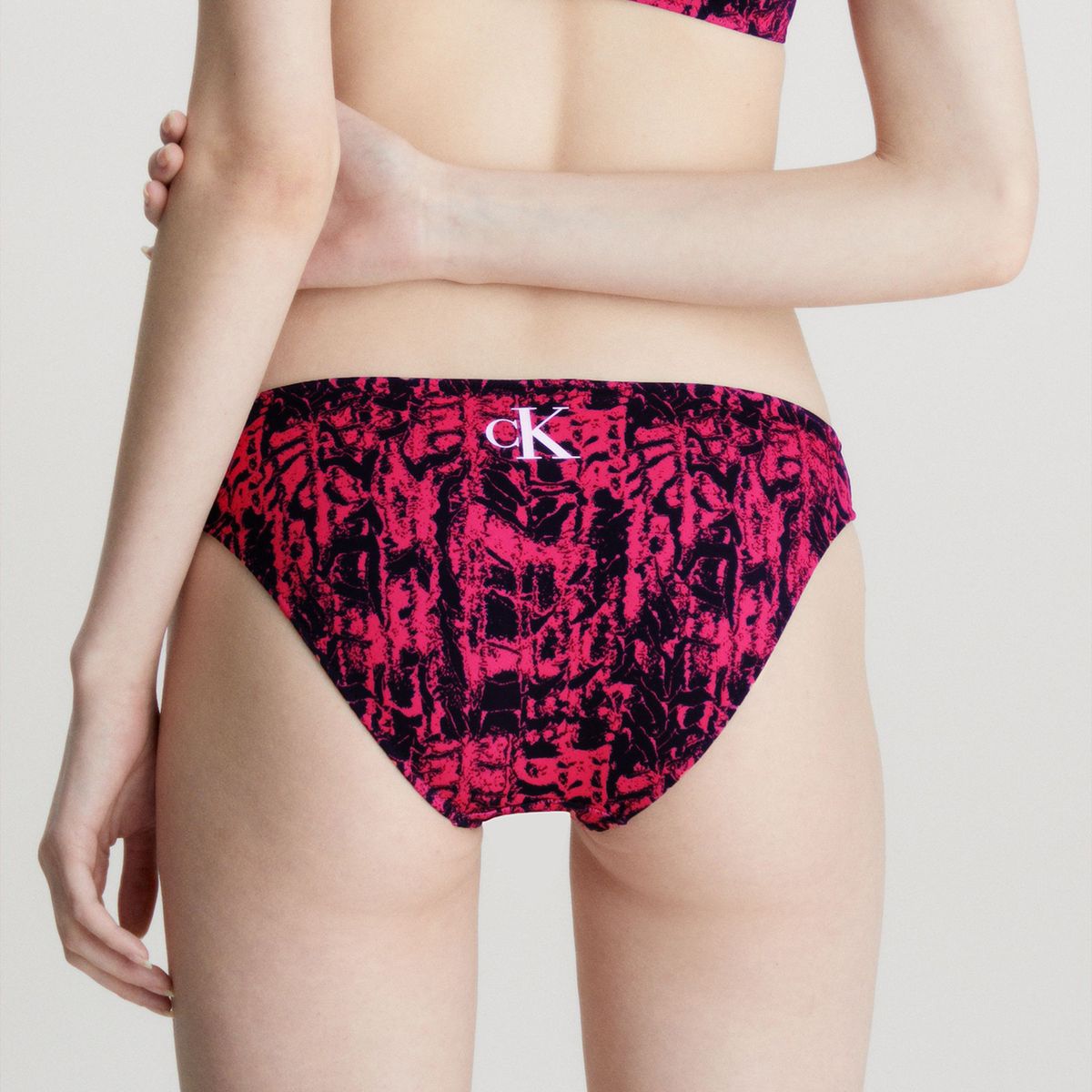 CALVIN KLEIN - Calzón Bikini CK Monogram Fucsia Calvin Klein