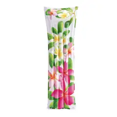 INTEX - Colchoneta Inflable Tropical Verde